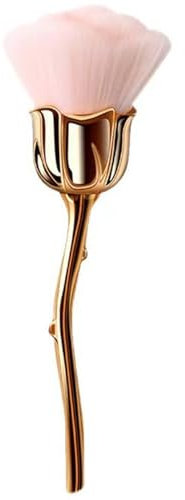 Brosses de maquillage, pinceau en poudre en forme de pétale rose, brosse à maquillage en poudre blush à usage multi-usage, brosse à poussière à nail art