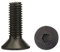 5/10 pièces M6 M8 longueur 8-80mm tête hexagonale à six pans creux plat boulon à tête fraisée noir Grade 10.9 vis en acier au carbone(65mm,M8-5pcs)