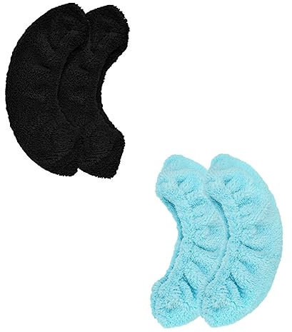 MOBUTOFU 2 Paar Schlittschuhüberzüge für Jungen und Mädchen Elastische Plüsch-schlittschuhschoner für Hockey Eiskunstlauf Schlittschuhschoner Einkerbungen