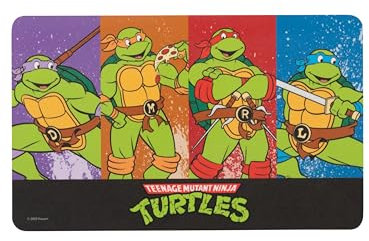 Teenage Mutant Ninja Turtles Brettchen - Group Frühstücksbrettchen Schneidebrettchen aus Resopal