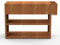 Barbecook Cocina de exterior Nestor Buddy Mesa de trabajo para barbacoa en acero corten 133x55x90cm