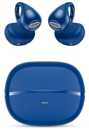 SPC Boost Clip – Auriculares inalámbricos con Clip Open-Ear | ENC para Llamadas nítidas | 26h de batería | Bluetooth y Google Fast Pair | IPX5 | Control táctil y Asistente de Voz - Azul