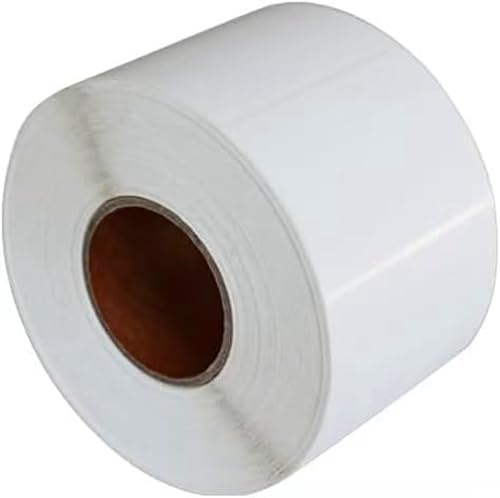 500 Etiquetas Adhesivas Blancas 50 x 25 mm para Cocina y Oficina | Ideales para tarros, alimentos congelados, direcciones, precios y organización del hogar