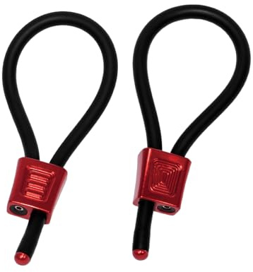 ElectraStim Prestige Electraloops Adjustable Cockrings, Red