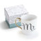 Love is in the Air - Tazza di fidanzamento in porcellana bianca e oro, scritta Mr