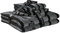 Borussia Dortmund Unisex Bvb-frottier-set Frottier Set, Baumwolle, Grau Schwarz, 30 x cm EU