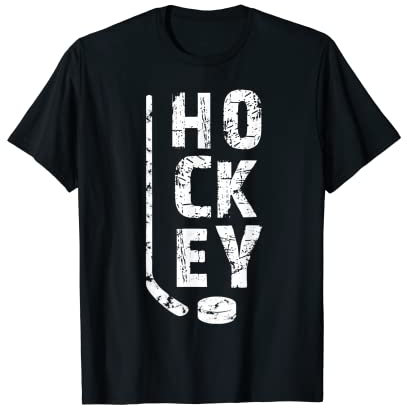 Love Ice Hockey Geschenk Eishockey Spieler Geschenk Hockey T-Shirt
