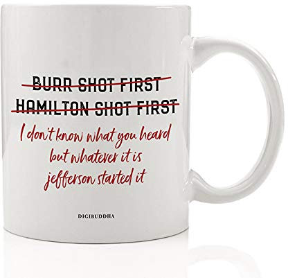 Hamilton Burr Kaffeetasse Idee freche Take on U.S. historische Ereignisse für Politikgeschichte Fan Weihnachten Geburtstag Geschenk Historiker Freund Student Professor Keramik Teetasse Digibuddha