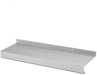 FBA 40 Fensterblech Fensterbank Gerstenkornblech mit Langlochstanzung 1,5/2 mm EV1 Ausladung 360 mm (500mm)