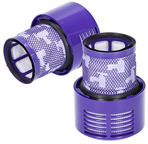 2x Filter für Dyson V10 (SV12) Staubsauger, Alternative für HEPA-Filter 969082-01, Ersatzfilter u.a. für Serie Cyclone V10 Absolute/Animal