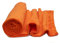 Minkee Strickstoff glattes Muster 50x160 cm (Leuchtendes Orange)