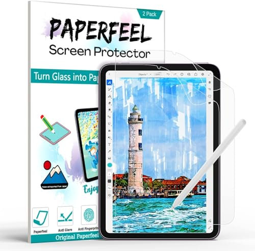 PAPERFEEL [2 Pack] Screen Protector for iPad Mini 6 2021(8.3''), Matte PET Paper Screen Protector for iPad Mini 6th Gen for Writing & Drawing - Anti Glare/Anti Fingerprint