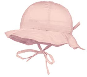 maximo Mini Girl-Hut, Bindeband, Popeline, ohne Ohrenklappen 53 Candy Peach