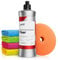 Autopolitur Set: CarPro Fixer One-Step Politur (500g) - Medium Cut Compound mit mittlerer Schleifwirkung für ein Hochglanz-Finish - Exzenter oder Rotation - Feinschleifpolitur | 6-teilig