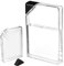 HoveeLuty Bouteille d'eau Plate Portable Claire Réutilisable Bpa sans Fuite De Fuite Bouteilles De Boisson Élégante Bouteille De Mémo