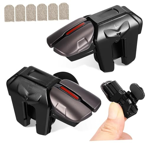 DOITOOL 5pairs Mobile Gaming Triggers Cell Phone Game Controller Gaming Finger Gloves for Mobile Game Triggers Enhance Your Phone Screen