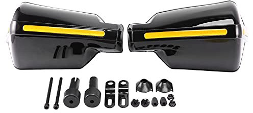Pawlickio 1 Paar Universal Motorrad Roller Handprotektoren Handschutz Fuer 7/8 Stab Schwarz