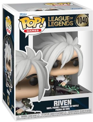 Funko Pop! Games: LOL - Riven with Broken Blade - League of Legends - Figurine en Vinyle à Collectionner - Idée de Cadeau - Produits Officiels - Jouets pour Les Enfants et Adultes - Video Games Fans