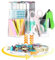 YiXinHo Schreibtisch-Organizer aus Acryl mit 2 Etagen für Stifte/Marker/Bleistift mit größerer Lazy Susan, Aufbewahrungs-Organizer, Organisation und Aufbewahrung für Zuhause/Schule/Büro/Kunst/Make-up