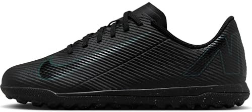 NIKE Boys Jr. Mercurial Vapor 16 Club Sneaker, Black Black Deep Jungle, 1 UK
