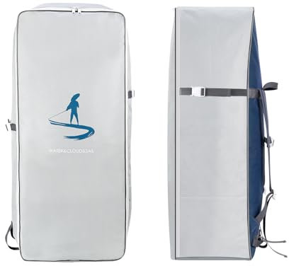 Kavolet 105L Paddleboard Rucksack, Reiserucksack für Surfbrett, Wasserdicht Große Kapazität Tragbare Oxford Tuch SUP Surfbrett Tasche Tragetasche Schulterrucksack für SUP/Surfboard/Wassersport