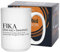 Schwedische Fika-Tasse, 425 ml, schwedische Kaffeepause, ein Moment zum Verlangsamen und Wertschätzen der guten Dinge im Leben, Wertschätzungsgeschenk für Männer und Frauen, Weiß