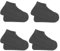 Cragmut Cubre Zapatos Impermeable 4 Pares, Cubrezapatos Impermeable de Látex Reutilizable Cubre Calzado para lluvia Antideslizante Protector Zapatos lluvia para Hombres y Mujeres, 38-46