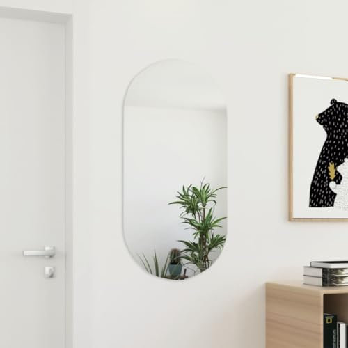 NQJIBUE Dekor, Spiegel, Spiegel, 100 x 50 cm, Glas