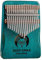 Kalimba Daumenklavier 21 Tasten/17 Tasten Finger Klavier Tragbares Musikinstrument für Anfänger, Musikgeschenke für Musikliebhaber (Panda, Klein)