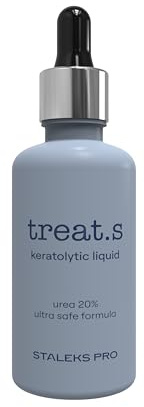 Treat.s by STALEKS PRO Keratolytische Behandlung mit natürlichen Extrakten und Peeling- und Feuchtigkeits-Komponenten zur Entfernung rauer Fußhaut, Cruelty free, 50 ml