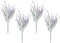 Bruislard 4 Stück Künstliche Blumen Lavendel Simulation Lavendel Künstliche Blumen Künstlicher Lavendelstrauß Plastik Lavendelbündel für Hochzeit Zuhause Büro Garten Küchentisch Dekoration(Lila)