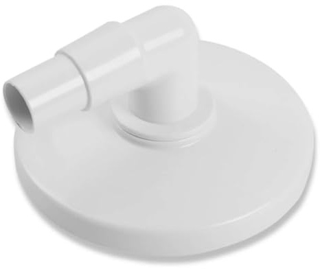 Kivivaka Pool Skimmer für Vakuumplatte 90°C Winkeladapter SP11071 SP1089, Kunststoff für Ersatzteil mit Schlauchverbinder, Weiß, 2er-Pack