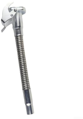 Metal Oil Dispenser for 5 10 20L Fuel Can- Stainless Steel Rotating Spout Nozzle with Anti-Overflow Leak-Proof Gasket- Fit for Automotive Agriculture(Stainless Steel)