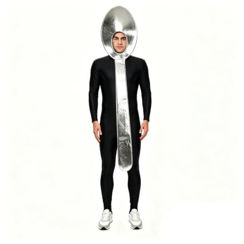 ZDSUHYIW Spoon Halloween Costumes for Adults, Partner Outfits for Stage Masquerade Balls, Comfortable, Elegant, Leisure, Festive, Cosplay Events, Western Fantasy