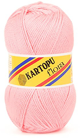 500g Strick-Häkel-Garn KARTOPU FLORA Acryl-Wolle Farbwahl waschbar