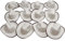 Mini-Cowboyhut, 5,1 cm hoch, 12 Stück, Beige, 12 Count (Pack of 1)