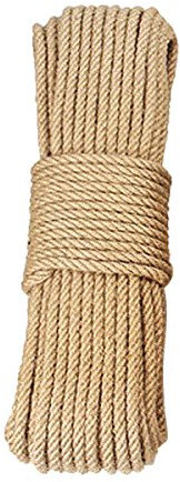 ExcLent 3 Mt / 10 Mt / 20 Mt / 50 Mt Khaki Jute Seil Für Dekorationen Garten Hochzeiten Wasserleitung Treppe Handlauf Vase - 20m