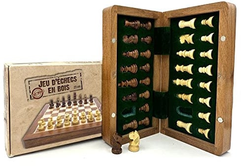 Piatnik Magnetisches Schachspiel Mini, Spielfeld 18 x 18 cm