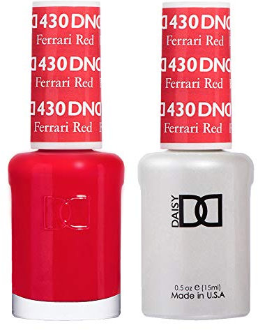 DND Duo Gel & Nail Polish Set - Ferrari Red 430-2x15ml