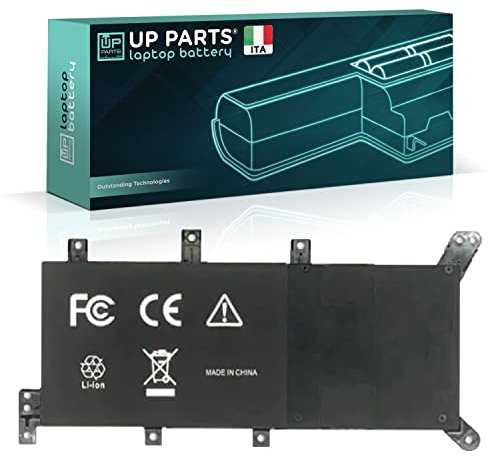 UP PARTS® Marque et entreprise italienne - UP-I-UIX555 - Batterie interne 5000 mAh 7.6 V 37 Wh pour ASUS C21N1347, F555L, F555LD, X555, X555L, X555LN, FN, F555555555555555LD-XX30. 8H, X555LA