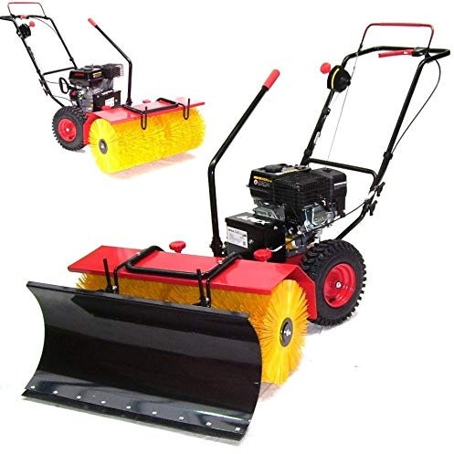 55737 Kehrmaschine 800mm Motorbesen 80 cm + Schneeschild Schneeschieber