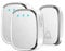 36 Chimes Wireless Doorbell, Wall Plug-in Cordless Bell Door, Waterproof IP44 Plug-in Cordless Door Chime Kit with 300m/1000FT Range 4 Level Volume (2 Receivers, 1 Transmitter)