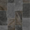 247Floors Forli Tile Effect Vinyl Flooring 2.3mm Realistic Foam Backed Slip Resistant Lino (5.5m x 2m / 18ft 0 x 6ft 6, Dark Stone Tiles)