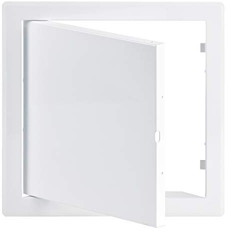 Blanco 20x20 cm Puerta de Inspección, Trampillas de Revision de Mantenimiento de Acero 200x200mm