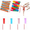 mohito Tanzen Streamer Rhythmische Sportgymnastik Band,6pcs Tanzband Kinder mit stab 2M Gymnastikband Tanzband mit Stab,für Kinder Mädchen Zirkus
