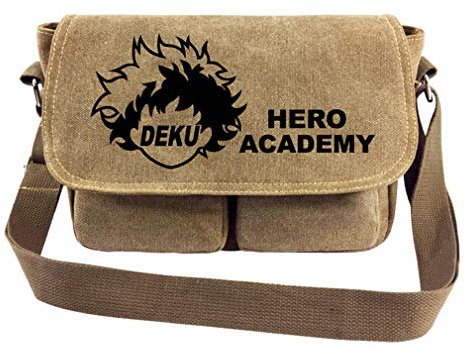 WANHONGYUE My Hero Academia Anime Kleine Umhängetaschen Leinwand Kuriertasche Mini Schultertasche Messenger Bag Geldbörse 4