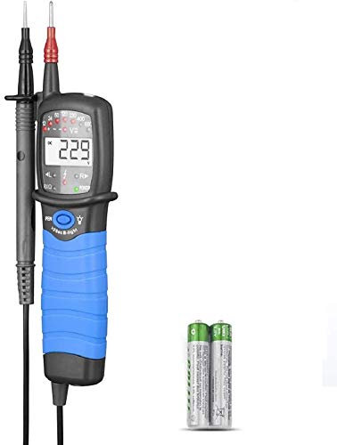 Pen Type Digital Multimeter,AN-38A Handheld AC/DC Voltage Tester, High Volts LED Indication Voltmeter with Backlit, Flashlight, Pen Type Volt Tester