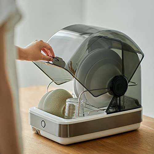 MNSRRN Sèche-Linge de Cuisine de la Cuisine à comptoir, sèche-Linge de Table de Vaisselle de la Table 22L, en Circulation de la Coiffeuse