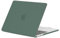 EooCoo Hülle Kompatibel mit MacBook Air 13.6 Zoll M4 M3 M2 2025 2024 2022 (A3240 A3113 A2681) mit Touch ID, Ultradünne Hartschale Schutzhülle Snap Case Cover für Mac 13 - Mattes Mitternachtsgrün