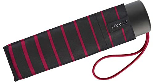 Esprit Super Mini Taschenschirm Petito Degradee Stripe - Vivacious pink